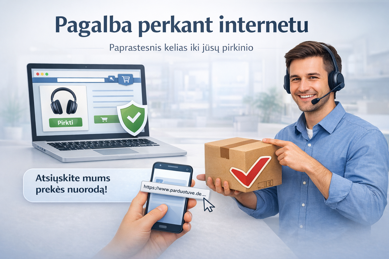 Padedame nupirkti prekes iš Lietuvos ir užsienio e. parduotuvių